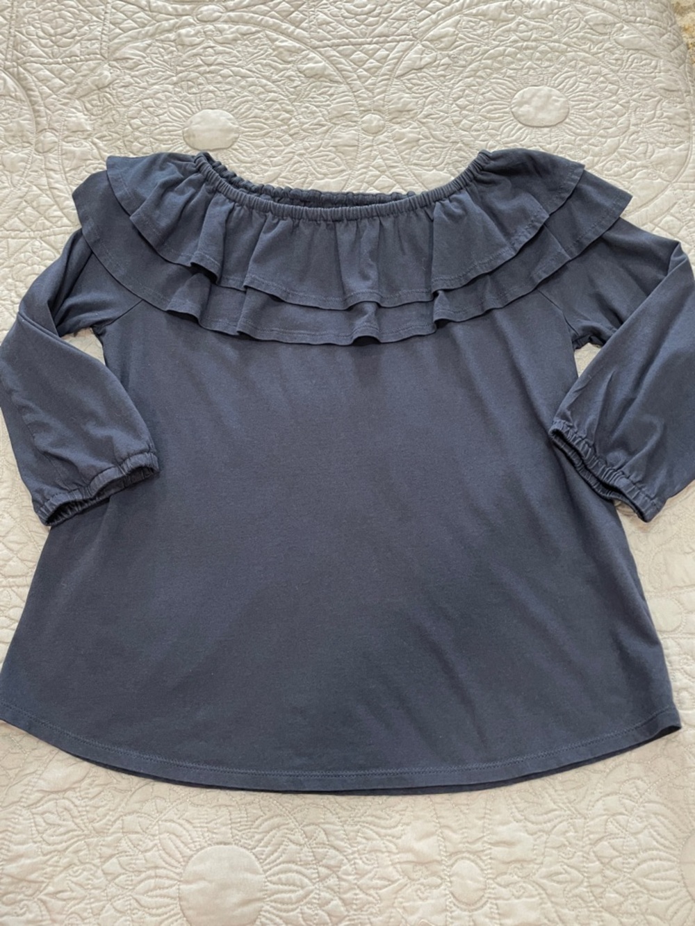 J. Jill Dark Navy blue top M